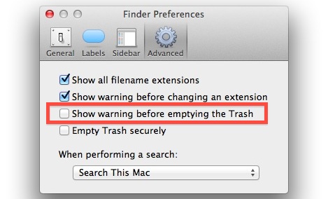How To Turn Off Secure Trash Empty For Mac Sierra